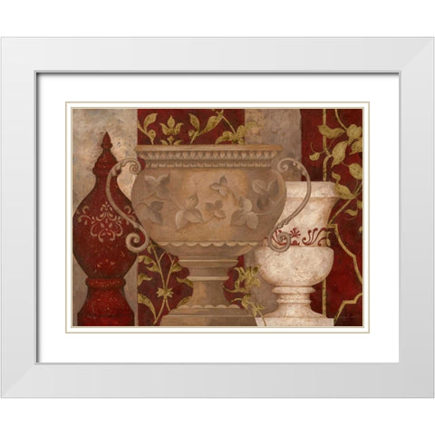 San Pietro - Detail I White Modern Wood Framed Art Print with Double Matting by Carroll, Jane