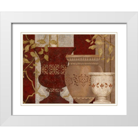 San Pietro - Detail II White Modern Wood Framed Art Print with Double Matting by Carroll, Jane