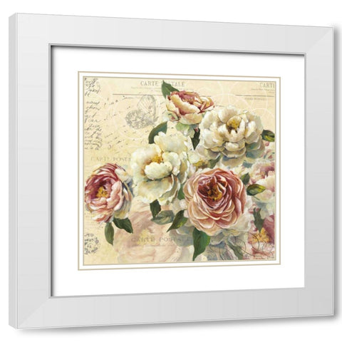 Scented Letter I White Modern Wood Framed Art Print with Double Matting by Robinson, Carol