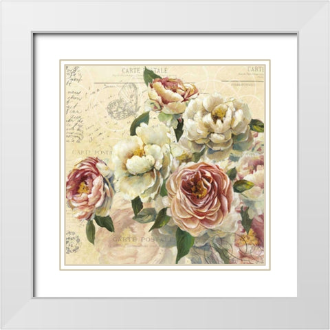 Scented Letter I White Modern Wood Framed Art Print with Double Matting by Robinson, Carol