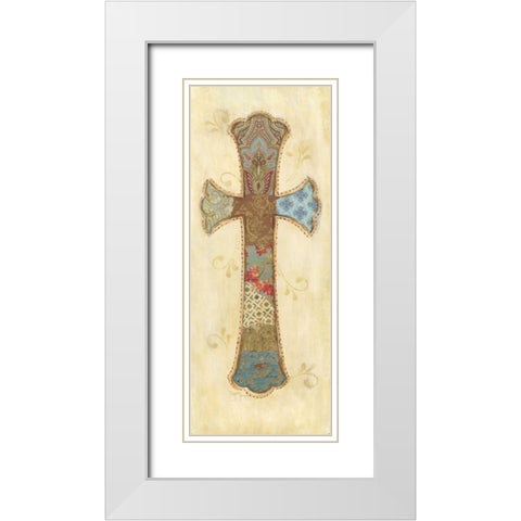 Before the Cross I White Modern Wood Framed Art Print with Double Matting by Tava Studios