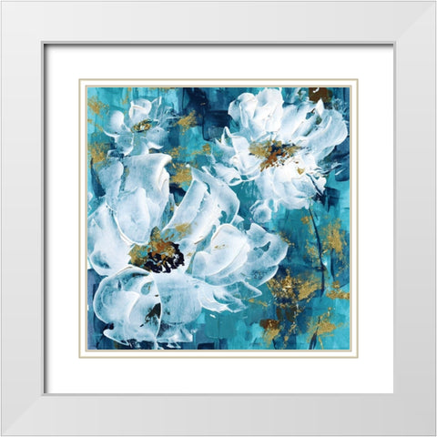 Tango Trio White Modern Wood Framed Art Print with Double Matting by Craven, Katrina