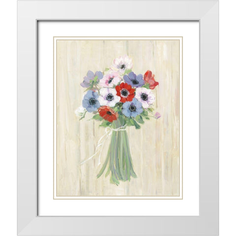 Roadside Picks White Modern Wood Framed Art Print with Double Matting by Swatland, Sally