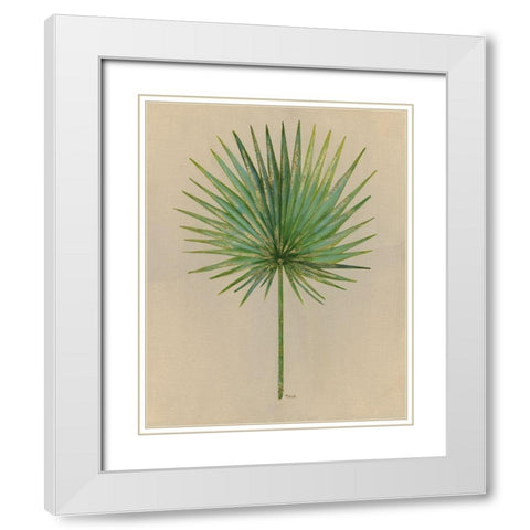 Oasis I White Modern Wood Framed Art Print with Double Matting by Tava Studios