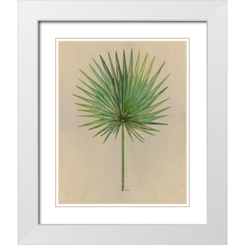 Oasis I White Modern Wood Framed Art Print with Double Matting by Tava Studios