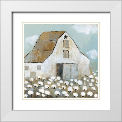 Mill Creek Farm I White Modern Wood Framed Art Print with Double Matting by Tava Studios