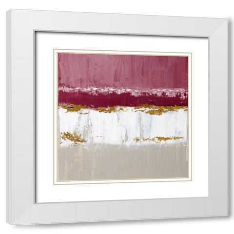 Springtime In White Modern Wood Framed Art Print with Double Matting by Tava Studios