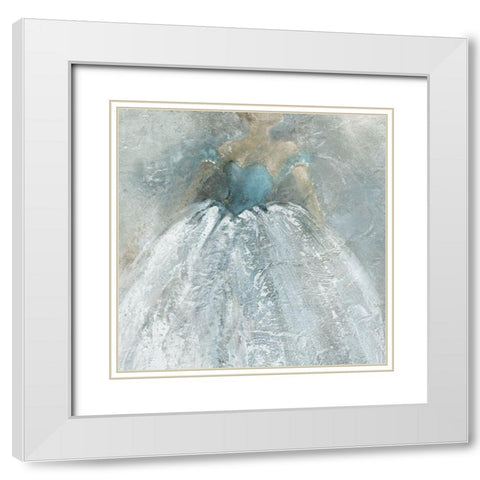 The Gown White Modern Wood Framed Art Print with Double Matting by Robinson, Carol