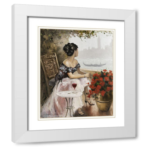 Afternoon On White Modern Wood Framed Art Print with Double Matting by Orme, E. Anthony