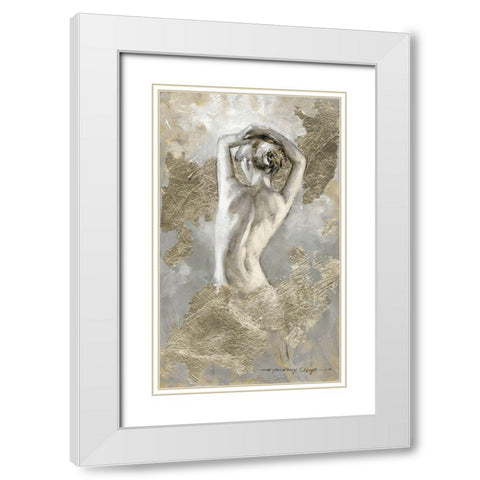 Intimate II White Modern Wood Framed Art Print with Double Matting by Orme, E. Anthony