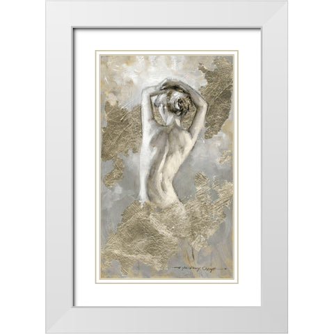 Intimate II White Modern Wood Framed Art Print with Double Matting by Orme, E. Anthony