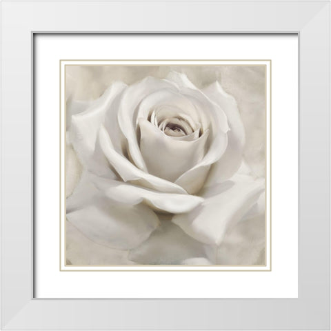 Dreamy I White Modern Wood Framed Art Print with Double Matting by Levashov, Igor