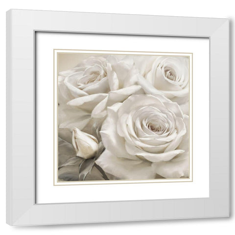 Dreamy I Trio White Modern Wood Framed Art Print with Double Matting by Levashov, Igor