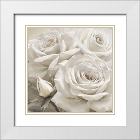 Dreamy I Trio White Modern Wood Framed Art Print with Double Matting by Levashov, Igor
