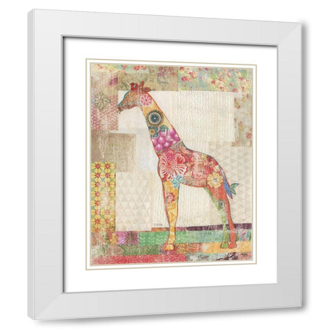 Gifaffe Montage White Modern Wood Framed Art Print with Double Matting by Tava Studios