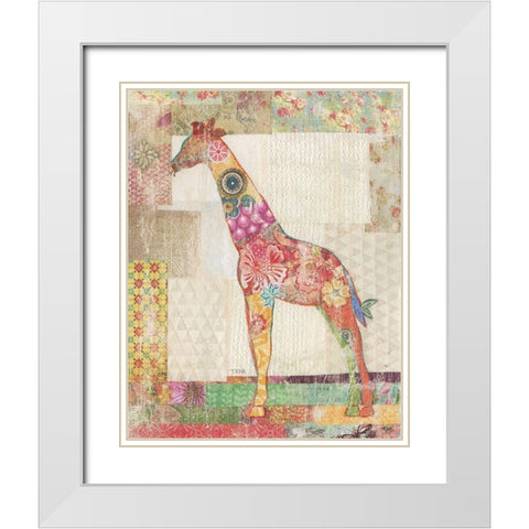 Gifaffe Montage White Modern Wood Framed Art Print with Double Matting by Tava Studios