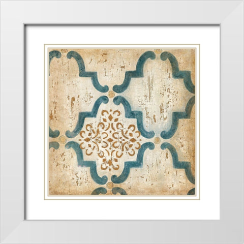 Villa Umbra I White Modern Wood Framed Art Print with Double Matting by Tava Studios