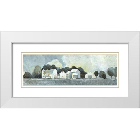 I Call It Home I White Modern Wood Framed Art Print with Double Matting by Tava Studios