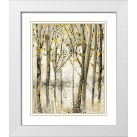 See The Light White Modern Wood Framed Art Print with Double Matting by Tava Studios