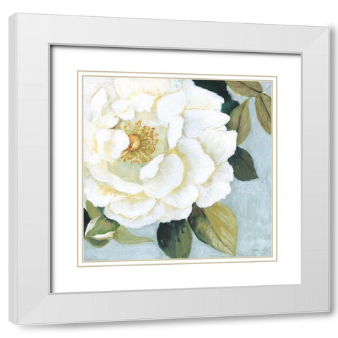 Scent of Summer White Modern Wood Framed Art Print with Double Matting by Tava Studios