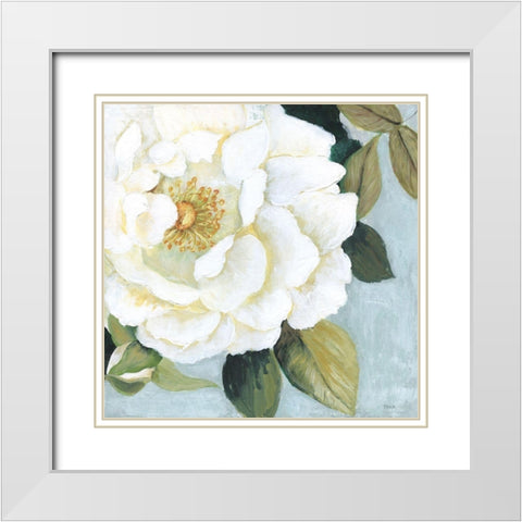 Scent of Summer White Modern Wood Framed Art Print with Double Matting by Tava Studios