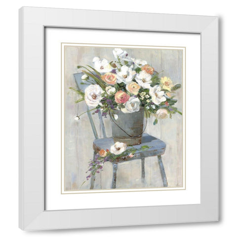 Sweet Pickins White Modern Wood Framed Art Print with Double Matting by Swatland, Sally