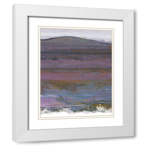 Majestic Mountains I White Modern Wood Framed Art Print with Double Matting by Jill, Susan