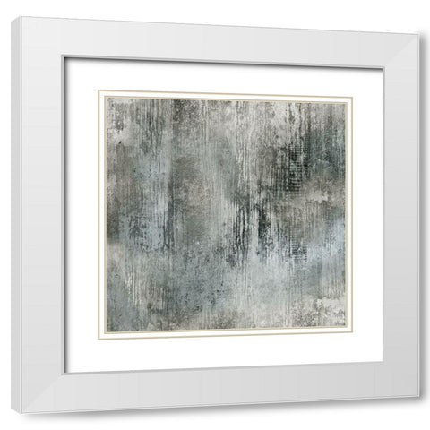 Shades White Modern Wood Framed Art Print with Double Matting by Tava Studios