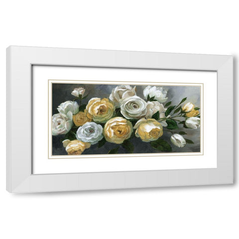 Vintage Belles White Modern Wood Framed Art Print with Double Matting by Nan