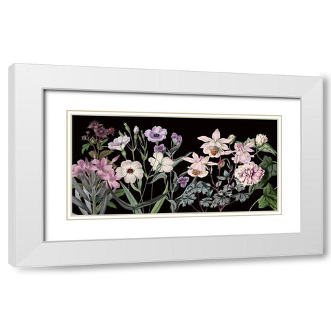 Garden Array White Modern Wood Framed Art Print with Double Matting by Jill, Susan