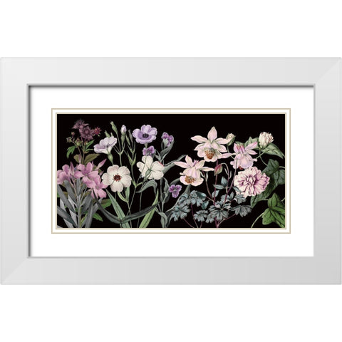 Garden Array White Modern Wood Framed Art Print with Double Matting by Jill, Susan