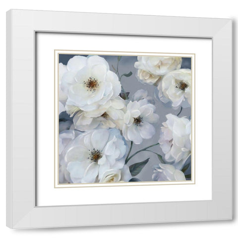 Timeless Climbing White Modern Wood Framed Art Print with Double Matting by Robinson, Carol