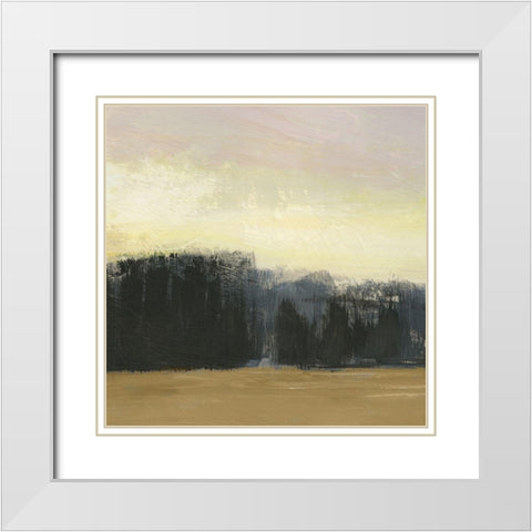 Mountain Frost I White Modern Wood Framed Art Print with Double Matting by Jill, Susan