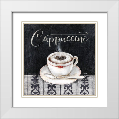 Specialty Cappuccino White Modern Wood Framed Art Print with Double Matting by Tava Studios