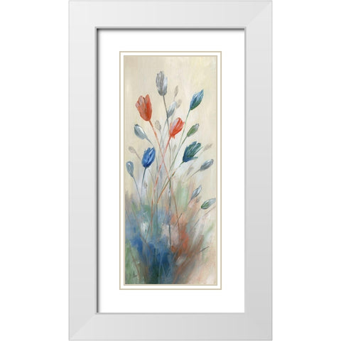Afternoon Aire I White Modern Wood Framed Art Print with Double Matting by Nan