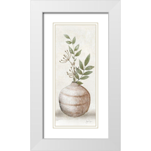 Meadow Picks II White Modern Wood Framed Art Print with Double Matting by Tava Studios