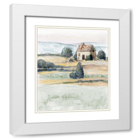 On the Countryside II White Modern Wood Framed Art Print with Double Matting by Swatland, Sally