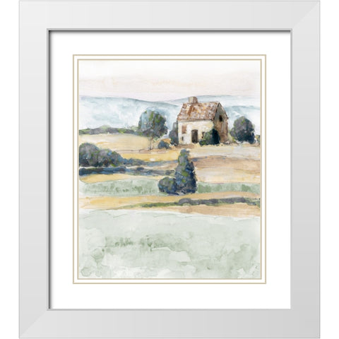 On the Countryside II White Modern Wood Framed Art Print with Double Matting by Swatland, Sally