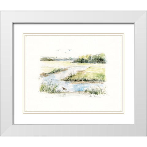 Early Morning II White Modern Wood Framed Art Print with Double Matting by Swatland, Sally