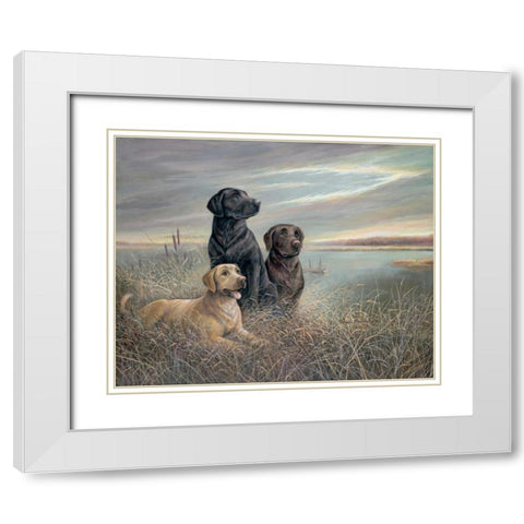 All Grown Up White Modern Wood Framed Art Print with Double Matting by Manning, Ruane