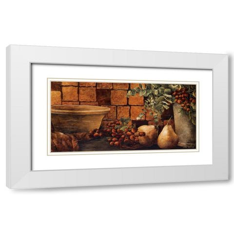 Tiled Still Life II White Modern Wood Framed Art Print with Double Matting by Thompson, Linda