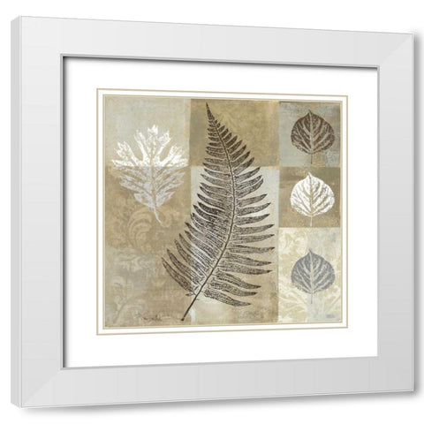 Essence of Nature II White Modern Wood Framed Art Print with Double Matting by Mallett, Keith