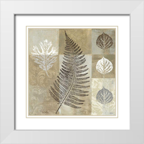 Essence of Nature II White Modern Wood Framed Art Print with Double Matting by Mallett, Keith