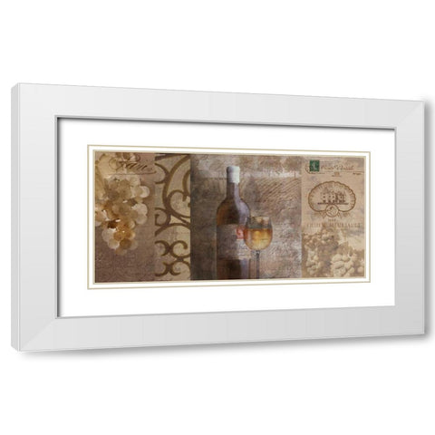 Vintage I White Modern Wood Framed Art Print with Double Matting by Mallett, Keith