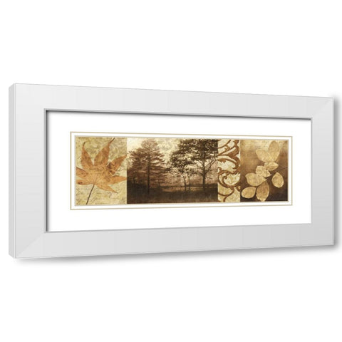 Equinox II White Modern Wood Framed Art Print with Double Matting by Mallett, Keith
