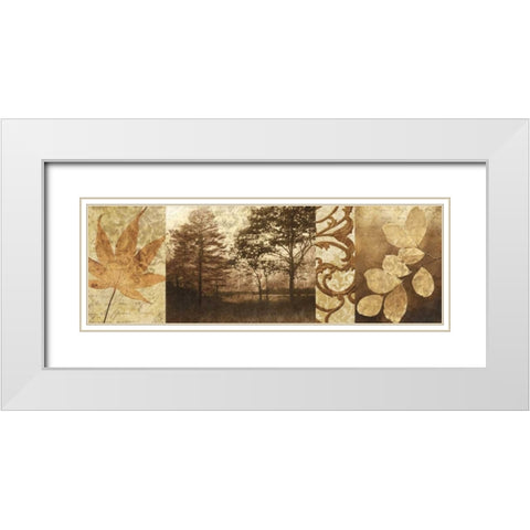 Equinox II White Modern Wood Framed Art Print with Double Matting by Mallett, Keith