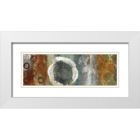 Tranquility I White Modern Wood Framed Art Print with Double Matting by Mallett, Keith