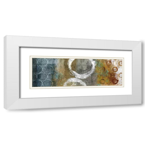 Tranquility II White Modern Wood Framed Art Print with Double Matting by Mallett, Keith