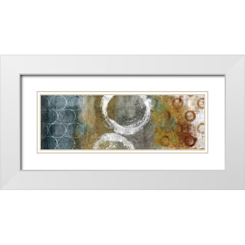 Tranquility II White Modern Wood Framed Art Print with Double Matting by Mallett, Keith