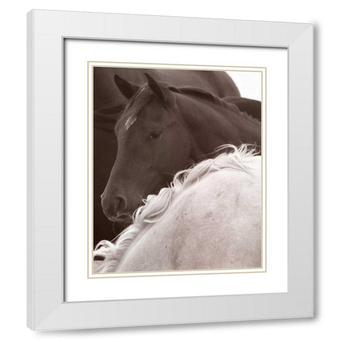 One Eyed Jack White Modern Wood Framed Art Print with Double Matting by Recent Developments, LLC